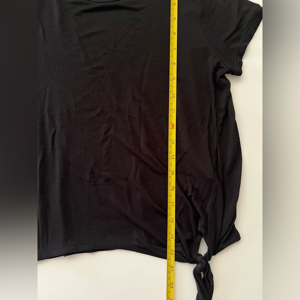 Olivia Rae | Women’s Black Short Sleeve Blouse - Picture 7 of 8